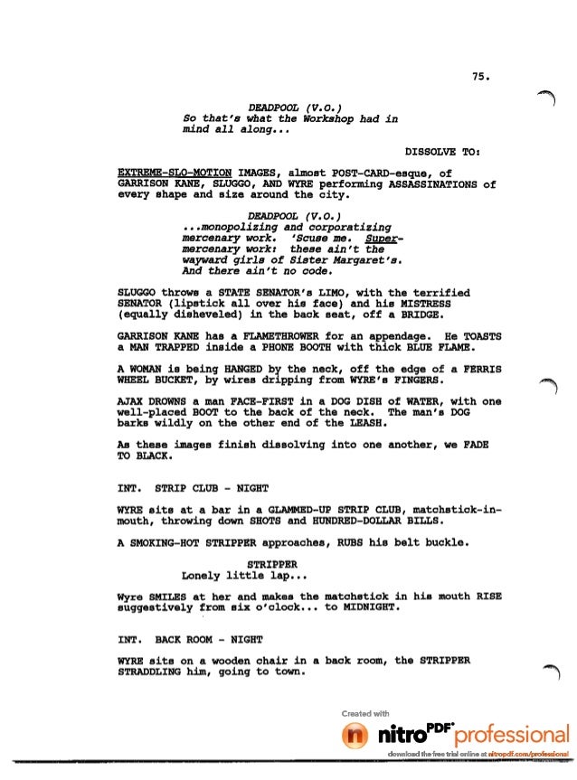 There Will Be Blood Screenplay Pdf